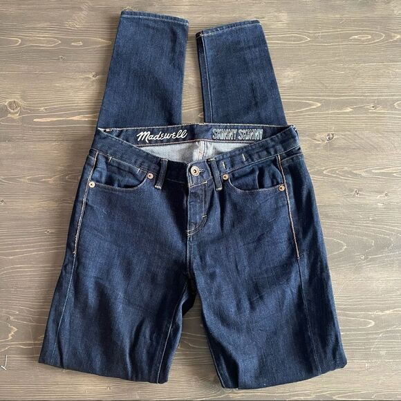Madewell Skinny Skinny Dark Wash Jeans Size 24 - Picture 1 of 4